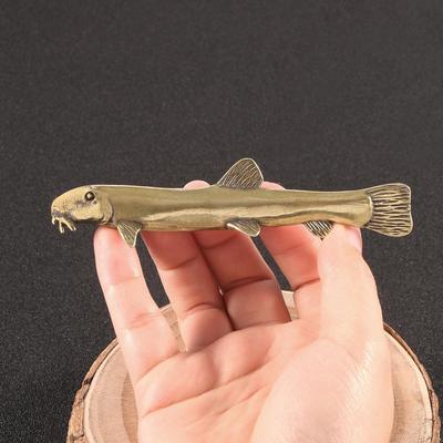 Realistic Loach Statue Retro Design Creative Table Centerpiece Animal Sculpture Chinese Ornaments