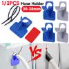 1/2Pcs Swimming Pool Pipe Holder Mount Supports Pipes 30-38mm for Intex Bes-tway Ground Hose Outlet Bracket with Cable Tie
