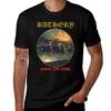 Bathory Blood Fire Death Tshirt Work Basic Short Sleeve Top