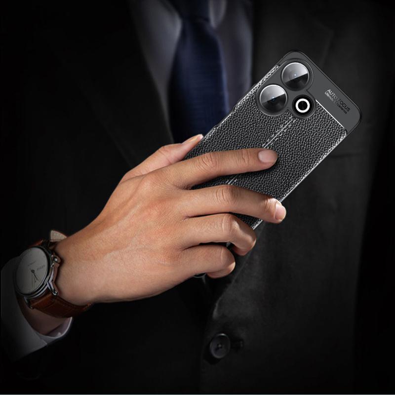 Für Redmi 13 Hülle Abdeckung Xiaomi Redmi 13 Capas Armor Handy Bumper Rückseite Armor Stoßfest TPU Weichleder Fundas Redmi 13 Redmi13