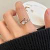 Sliver Rings Shining Classics Zircon For Women Wedding Engagement  Copper Jewelry Fashion Luxury Gift High Quality