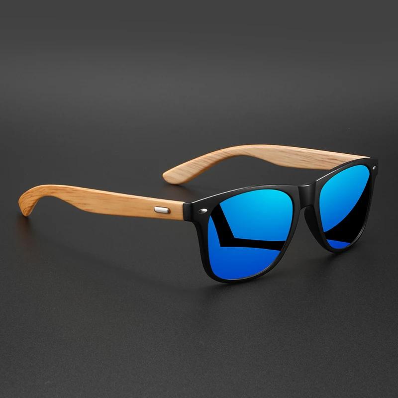 New Retro Bamboo-Like Fashion Sunglasses Classic Vintage Uv400 Unisex Casual Eyewear For Outdoor Daily Sun Glasses