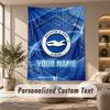 Tapestry Custom Name Text, Wall Hanging Tapestry Home Room DecorBrighton & Hove Albion Football
