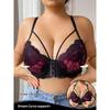 Ladies Plus Size Front Buckle Bra Women Lace Spaghetti Bra