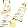 Bass Tailpiece Trapeze Set Electric Bass Replacement Part Accessories 4 Strings Bass Trapeze Tailpiece Bridge