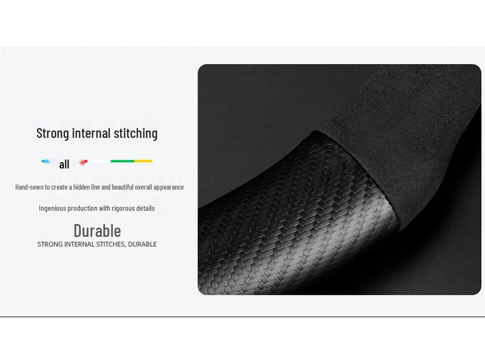 Hyundai Sonata 8-го-10-го поколінь Покришка на кермо з замші та вуглецевого волокна, Ультратонка