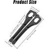 Car Seat Gap Filler Organizer 2 Pack, Anti-Drop Car Seat Gap Filler, Black
