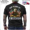 250 Years America Anniversary 1776 Bald Eagle 250th Birthday US Flag ON BACK Unisex T-Shirt