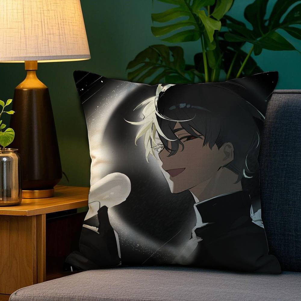 Anime A-Alien S-Stage Ivan Pillow Case Sofa Living Room Bedroom Double-Sided Printing Square Cushion Nap Time Pillow Case