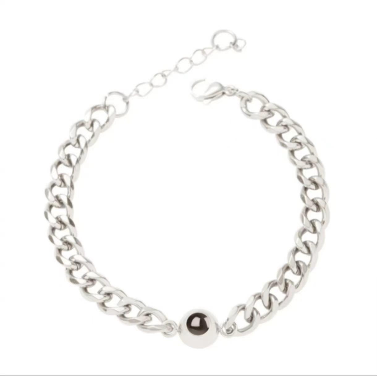 

Парные браслеты из титановой стали на заказ: Я люблю тебя на 100 языках с фотопроекцией