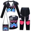 K Rumi Zoey Mila Cosplay Performance Costume Set Children's Dance Outfit Soft Polyester Long Sve V-Ne Jaet And Pants