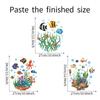 Cartoon Toilet Sticker WC Self Adhesive Mural Ocean Fish Wall Sticker Bathroom Toilet Lid Sticker Decal Home Decoration