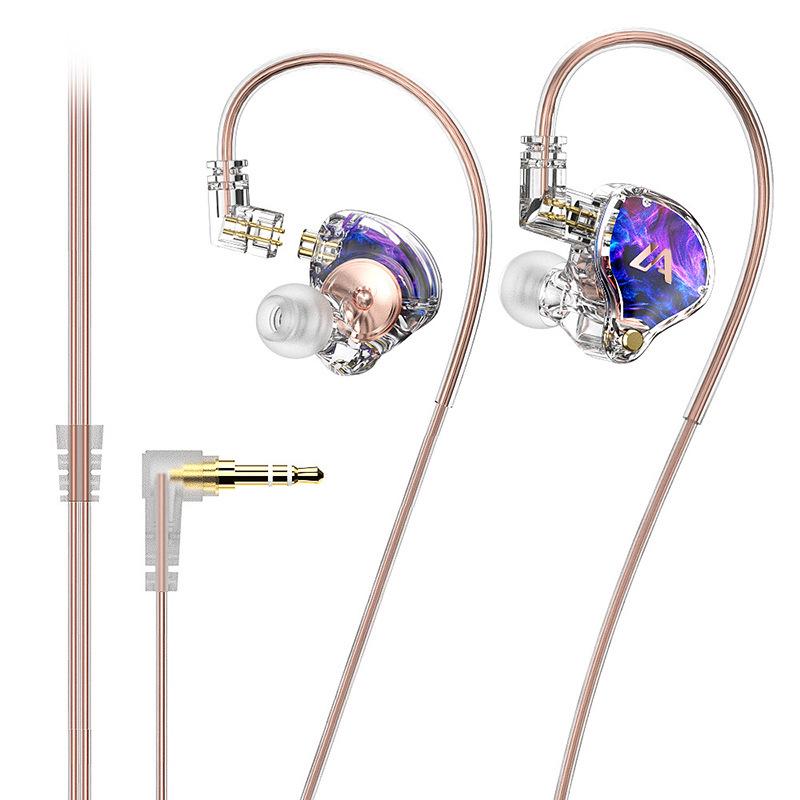 In-Ear Wired Hi-Fi Ear-Hook Headphones for Mobile, Singers, Gaming, Streaming, Studio Monitors, Sound Cards, In-Ear Monitors