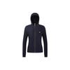 Solid Color Hooded Fitness Knit Jacket Women Jackets Dark-Blue A11W411507F-NV