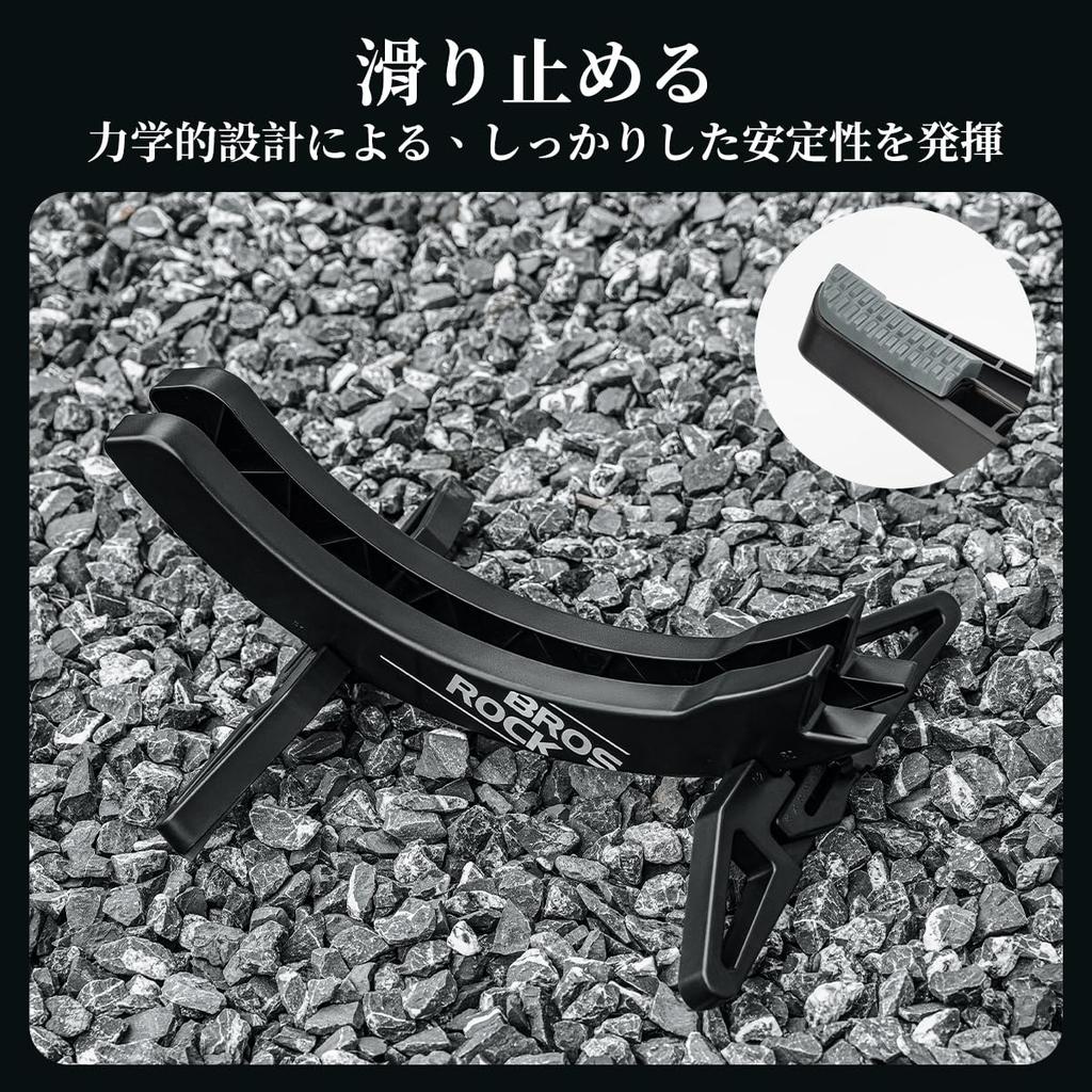 ROCKBROS Bicycle Will Not Fall Horizontal Road Mountain Bicycle For 1 Tire Width Can Be Placed Inside or Outside the Cycle Black Stand, Down, Bike,