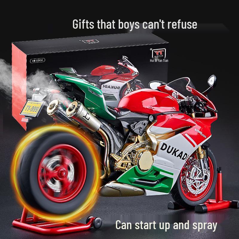

Large 1:9 Ducati 1199 Alloy Motorcycle Model Simulation Toy