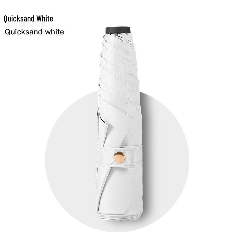 Wind-Resistant Auto-Fold Umbrella with UV Protection and Black Coating