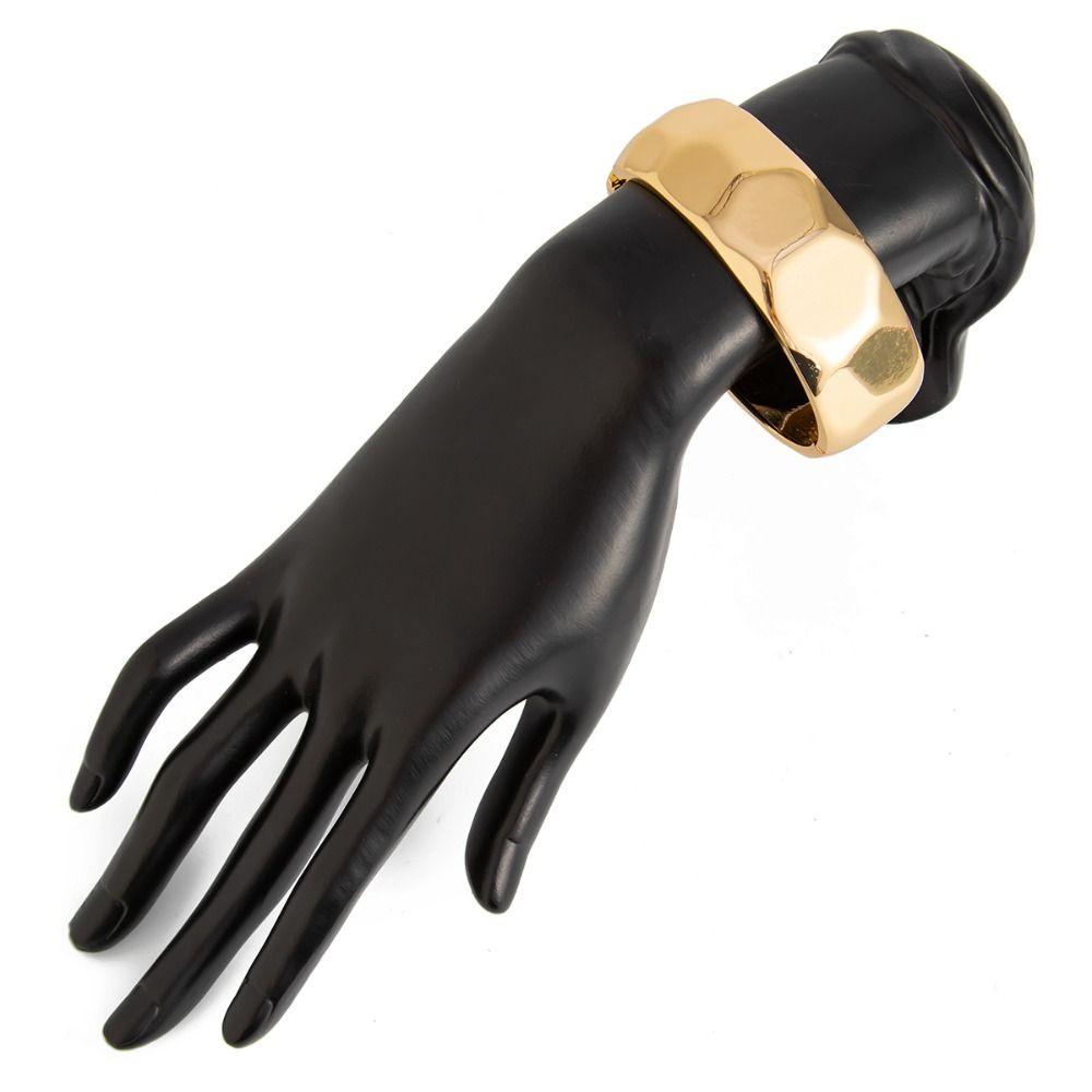 Minority Design Spring Bangles Metal Exaggerated Bracelet Exaggerated Wide Open Bangle  Girls