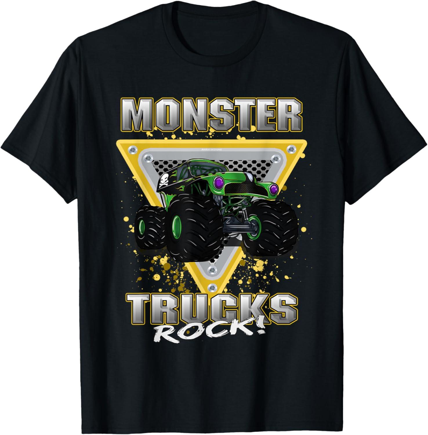 Monster Trucks Rock T-shirt S