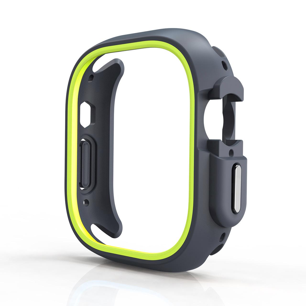 

For Apple Watch Ultra 49mm 44mm 45mm TPU Protective Case Silicone Bumper Cases Cover Shell For iWatch Series 8 7 6 se 5 4 49MM