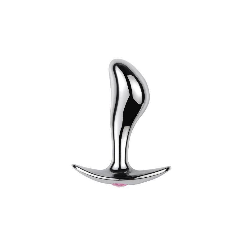 Aluminum Alloy Snake Head G-Spot Metal Butt Plug for Female Masturbation