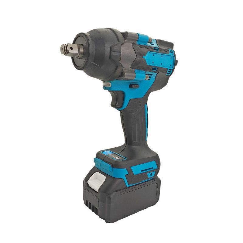 Portable High Torque Lithium Battery Impact Wrench with Electric Brushed Motor