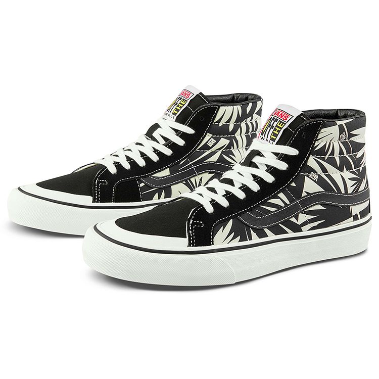 Vans Sk8 Slip Resistant Durable High Top Skate Shoes Unisex Sneakers White Blue VN0A4VHE9Z9