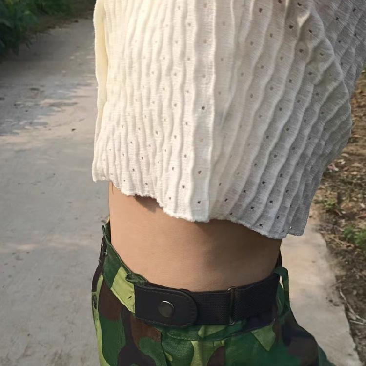 Women’s Adjustable Invisible Waist Cinching Belt Elastics Cloth Strap For Pants Comfortable Secure Fit