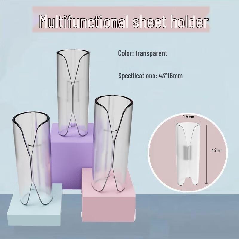 Guraide Transparent Anti-Slip Bedsheet Clips (6-Pack)