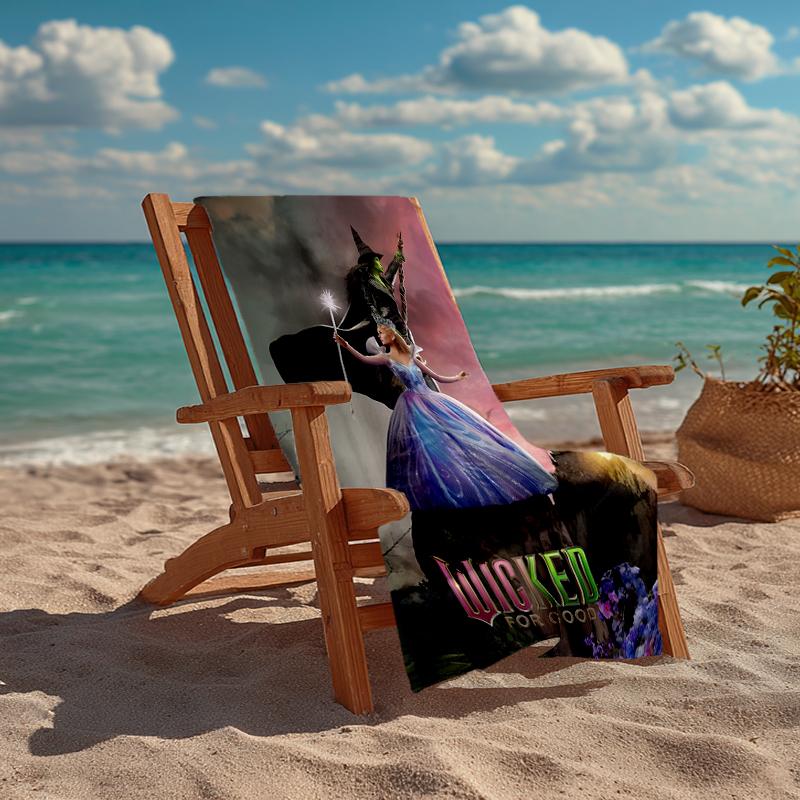 Wicked Fashion Beach Towel: Ideal for Summer Adventures Soft, Absorbent and Quick Drying Suitable for Swimming and Bathing