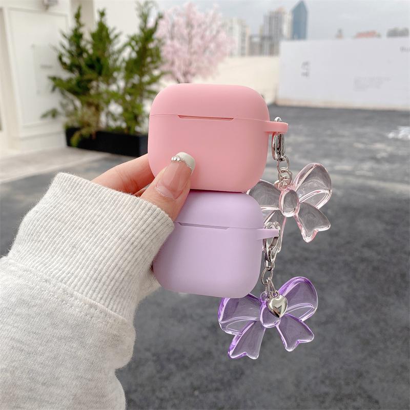 Ins Transparent Butterfly for AirPods Pro1 Generation Protective Case 1 Generation Pro1 Generation Apple Bluetooth Headset Case Female