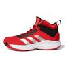 adidas Cross Em Up 5 J Wide Vivid Red Silver Metallic Kids Sneakers Core-Black GX4791