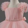 Baby Dress 0-5 Years Old Birthday Party Wedding Sleeveless Mesh Fluffy Cute Girl Princess Dress