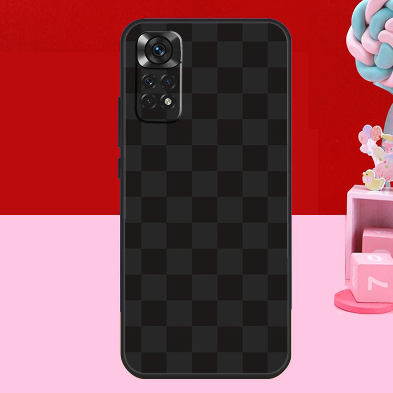 Checkerboard Checkered Board Case For Xiaomi Redmi Note 14 13 12 11 10 15 Pro Plus Redmi 15 C 10C 12C 13C 14C Soft Cover