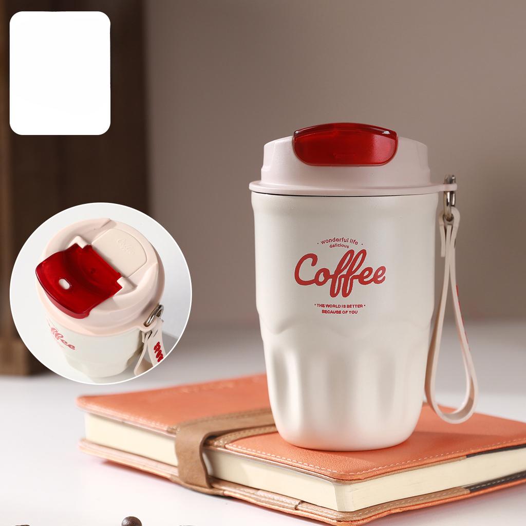 Intelligent Temperature Measuring Hand To Improve The Value of Mug 316 Stainless Steel Coffee Cup Household Heat-resistant Portable Water Cup