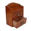 3pcs With Drawers Wooden Storage Box Multi Layer Storage Cabinet Desktop Storage Box  For Office