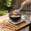 Heat Resistant Oil Separator Spoon Stainless Steel Fried Food Strainer Food Clip  Snack