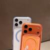 For iPhone 17 Pro Case Compatible with MagSafe Shockproof TPU + PC Clear Phone Back Cover