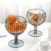 Hollow Goblet Shape Fruit Basket Space Saving Fruit Display Stand Snack Storage Tray  Dessert