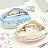 Unique Design Canvas Pen Holder With Multiple Pockets Waterproof School Essential Organizers For Students Professionals