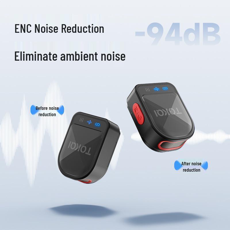 HO1 Lavalier Wireless Microphone - Dual Reception for Live Streaming, Mobile, Noise Reduction & Recording.