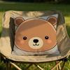Character Cartoon Bear Cushion Cover Soft Reversible  Durable Pillow Cover  MultiScene Use for Home  Car Daily Comfort