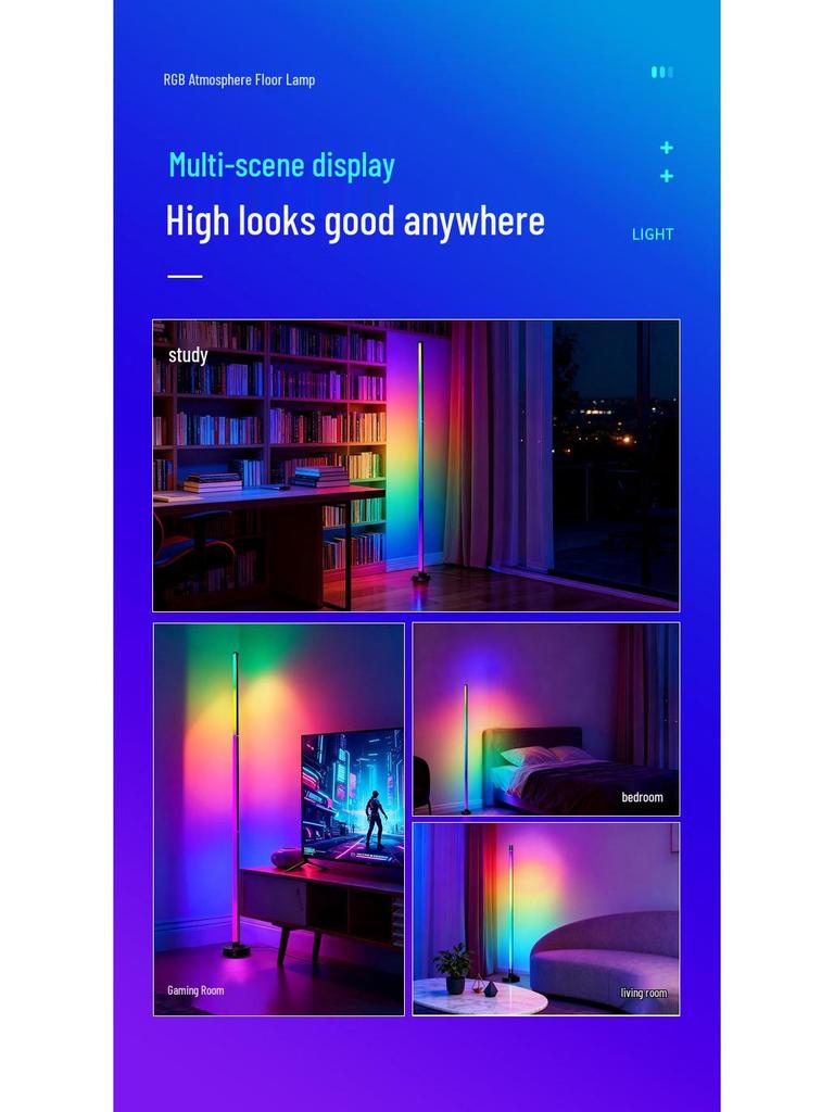 RGB Remote Control Atmosphere Light for Bedroom & E-sports Streaming