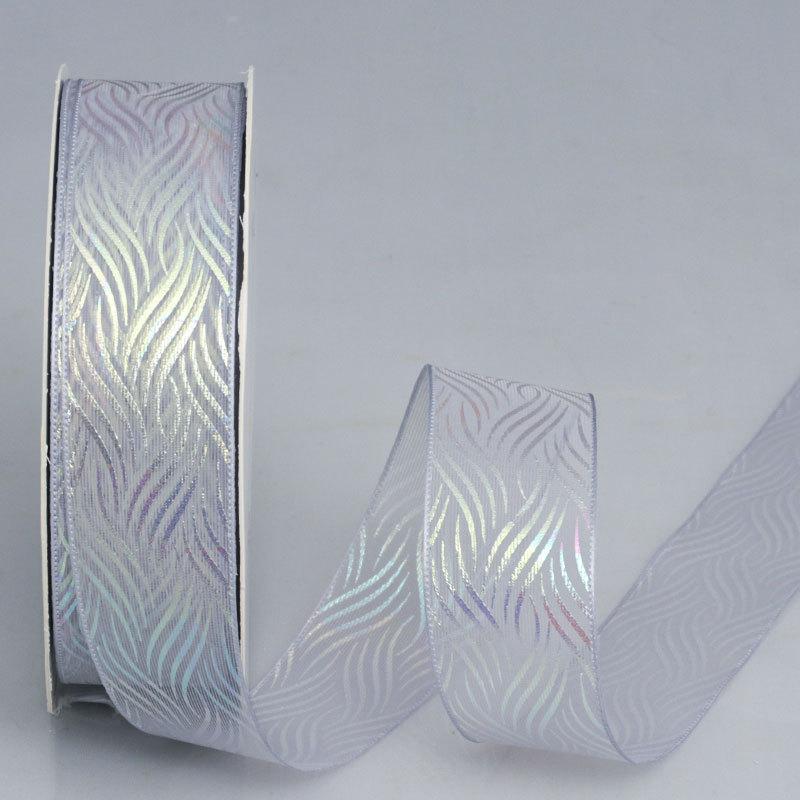 

Элегантная и изысканная прозрачная лента для свадебного подарка Лента ручной работы для упаковки цветов Материал для украшения Цветочные ленты Поделки Изготовление лент 3cm*40 Yards