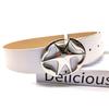 Teens Formal Pants Belt for Dress Ladies Waist Belt with Hollow Star Buckle
