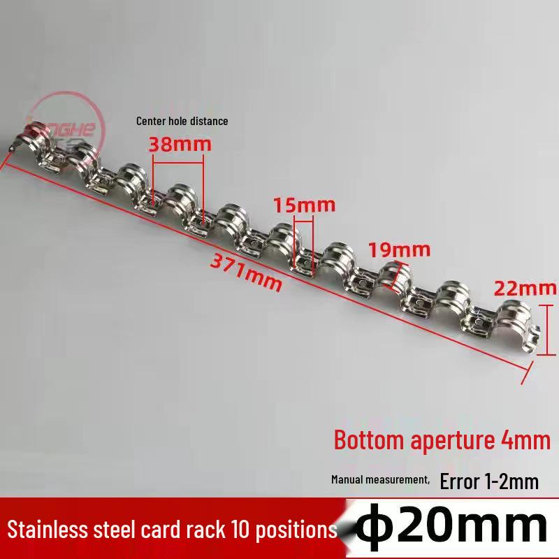 Single-Sided U-Shaped P-Shaped Stainless Steel Pipe Clamp for 16-20 Iron Conduit