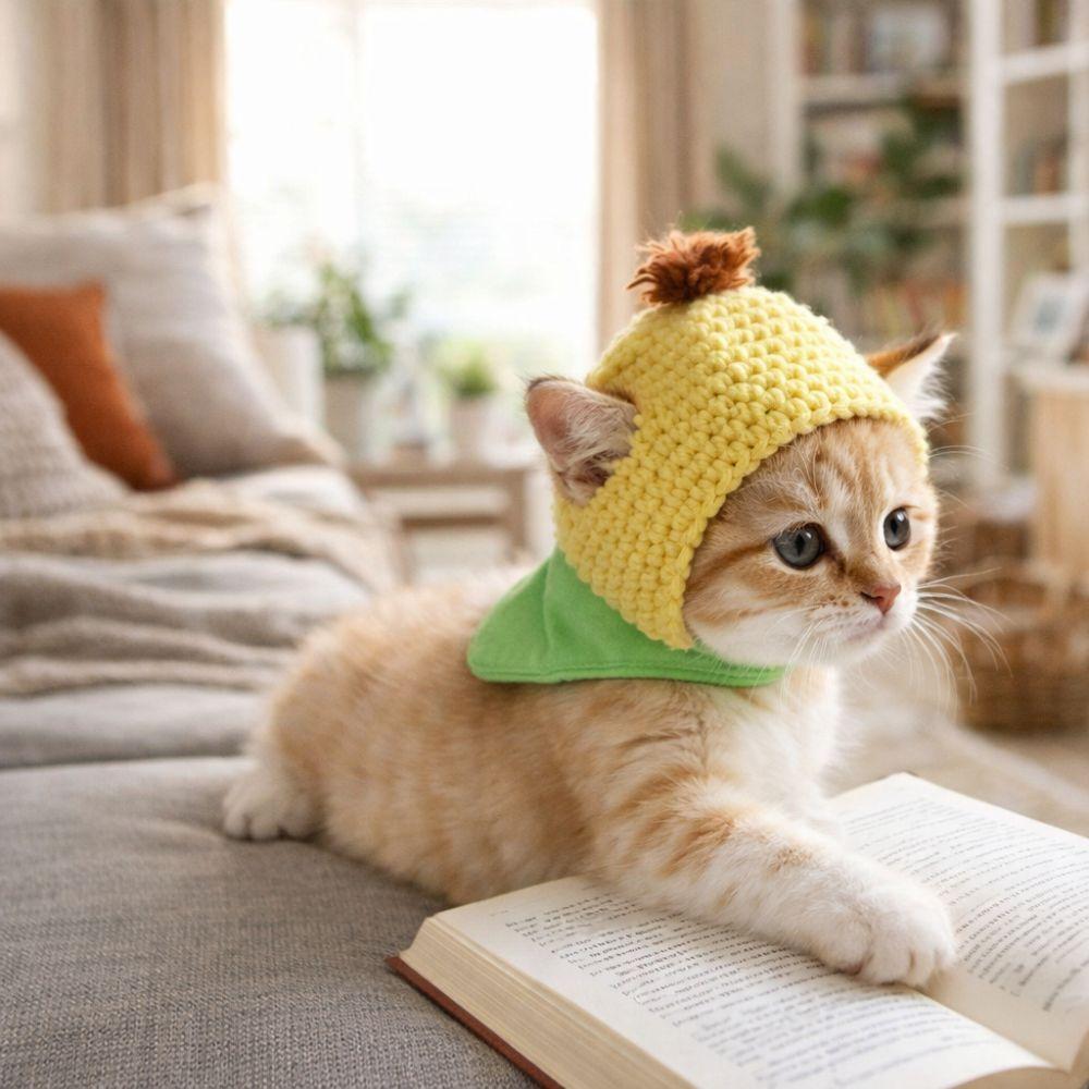 Cute Winter Dog Cap Funny Pet Headgear Pet Supplies Pet Corn Hat  Training