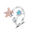 2026 Sea Turtle Star Rotating Ring Fashion Decompression Relief Anxiety Opening Temperament Cute Animal Ring