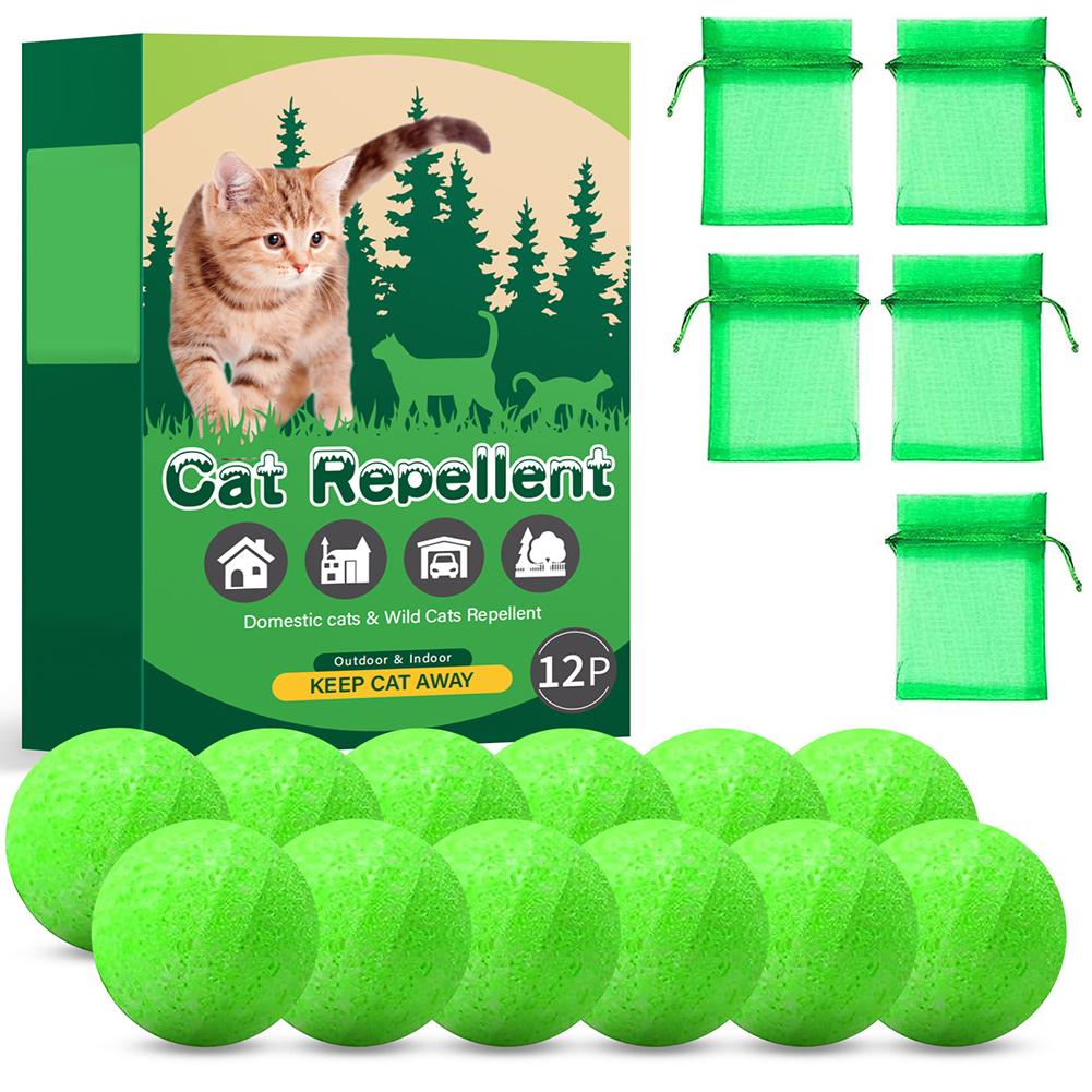 12Pcs Cat Repellent Anti Cat Scratch Cat & Dog Nature Repellent To Keep Feral Cats Stray Dogs Out of Yard