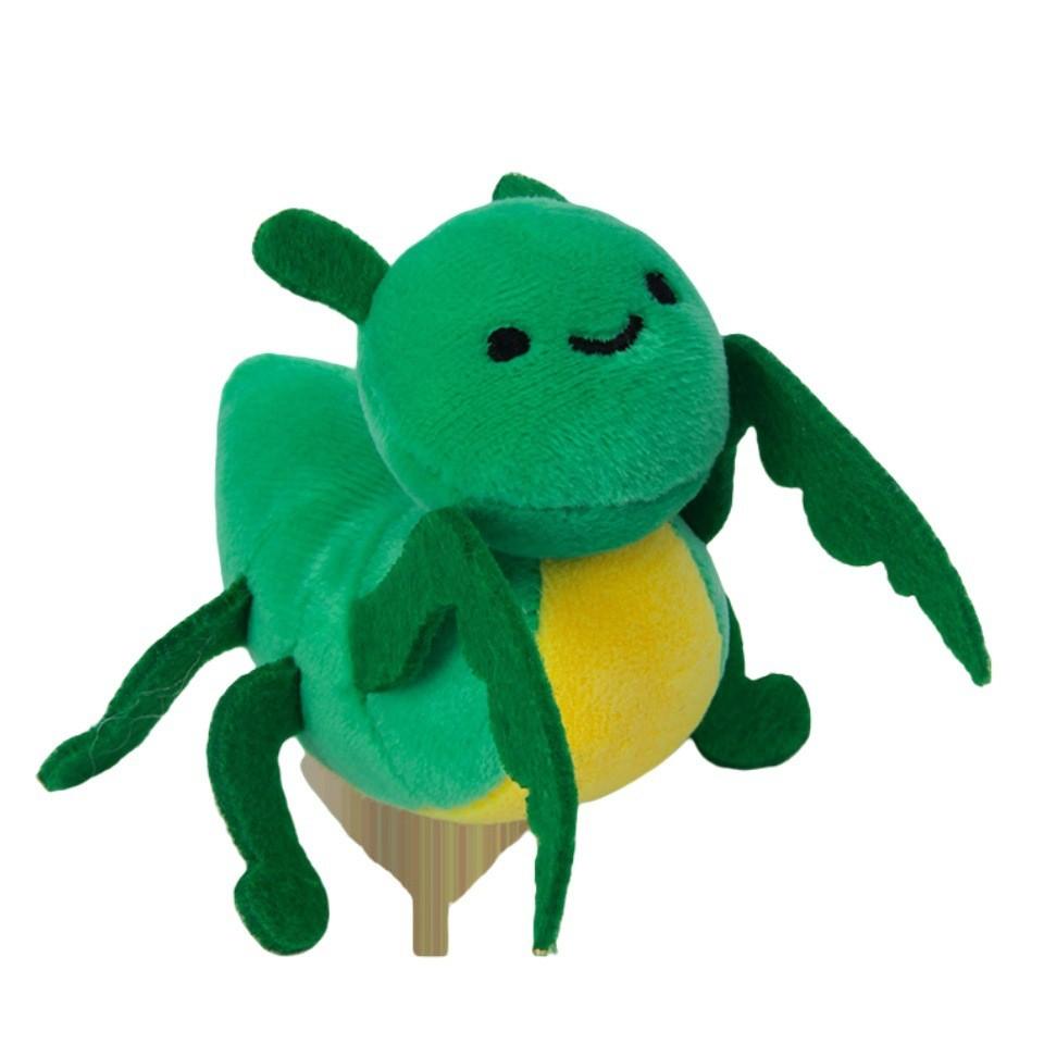 

Adorable Plush Insect Keychain Doll Collection Featuring Realistic Mantis And Bee Designs зелений